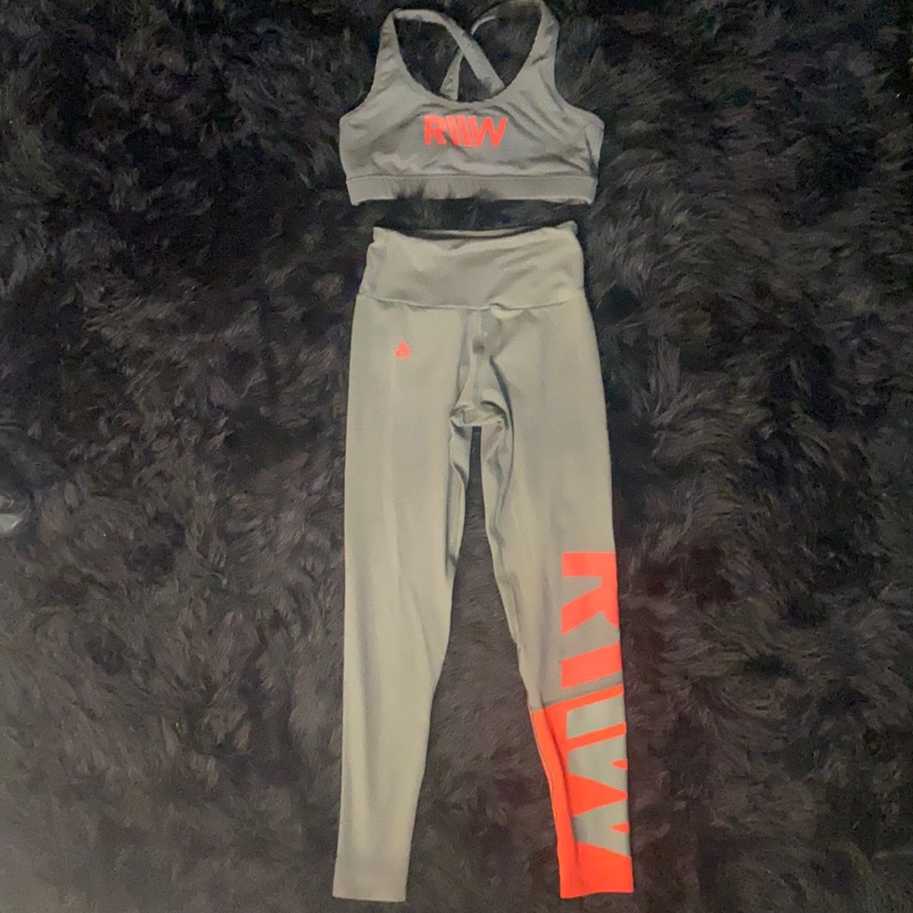 Ryderwear olive green workout set